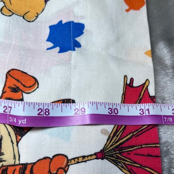 Vintage Disney Winnie The Pooh & Tigger Pillowcase Standard Size Lg 1996 Bedding - Picture 7 of 8